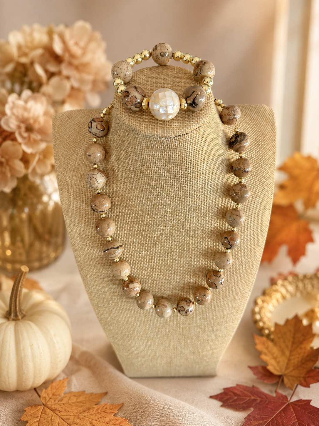 Autumn Mocha Elegant Set - Georgie Rosario Jewelry and more...