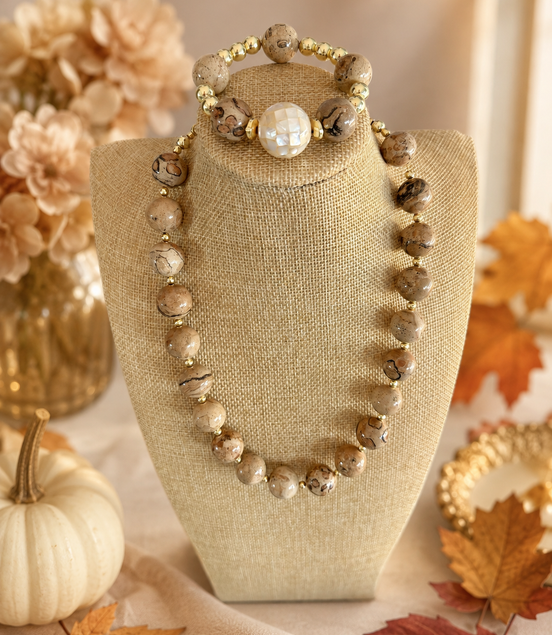 Autumn Mocha Elegant Set - Georgie Rosario Jewelry and more...