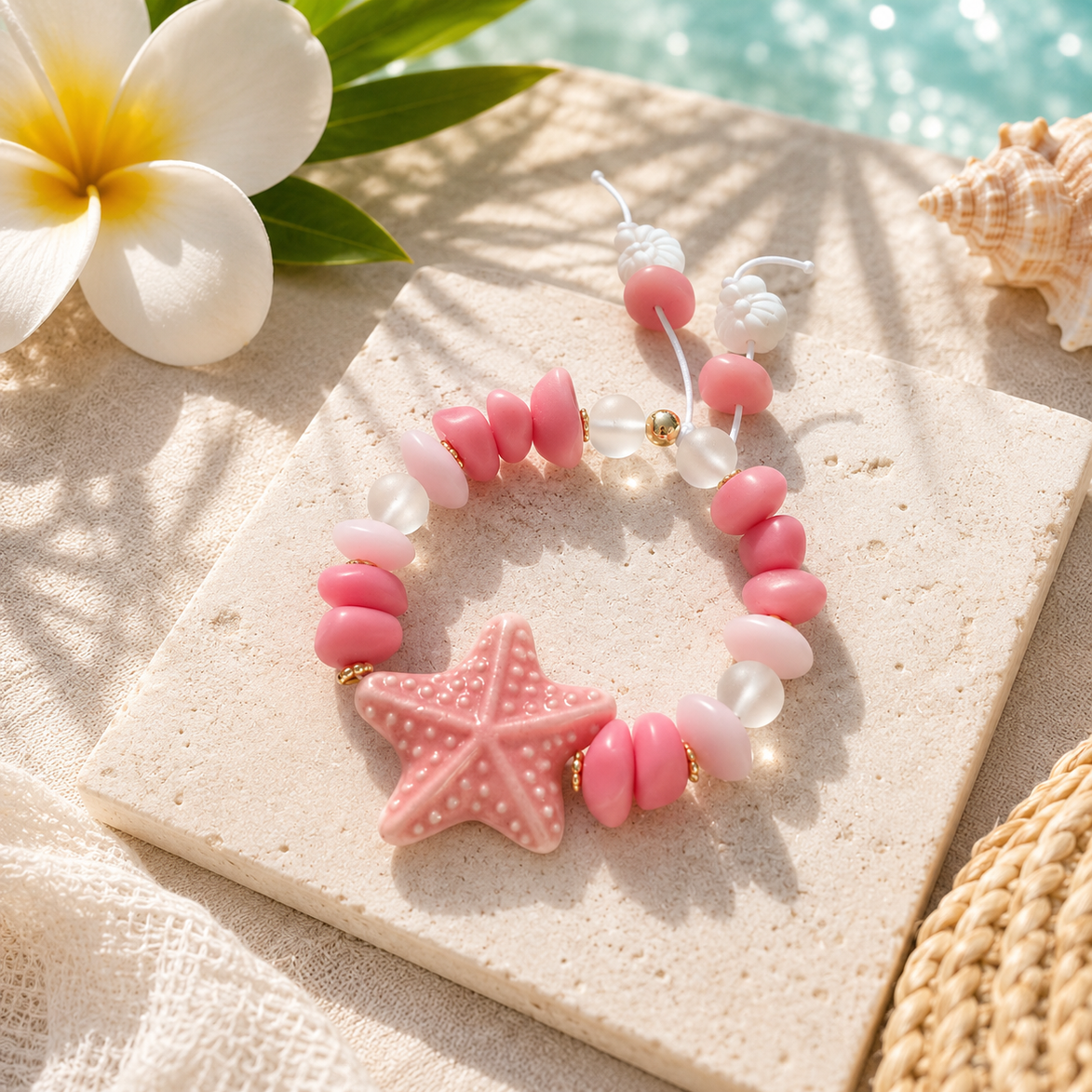 Pink Sands Stretch Bracelet