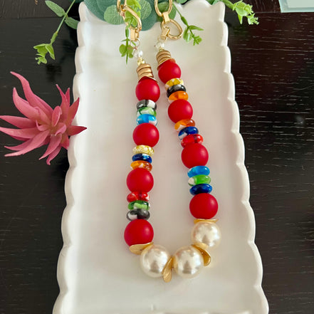 Red and Pearls