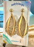 Claire Drop  Leather Earrings