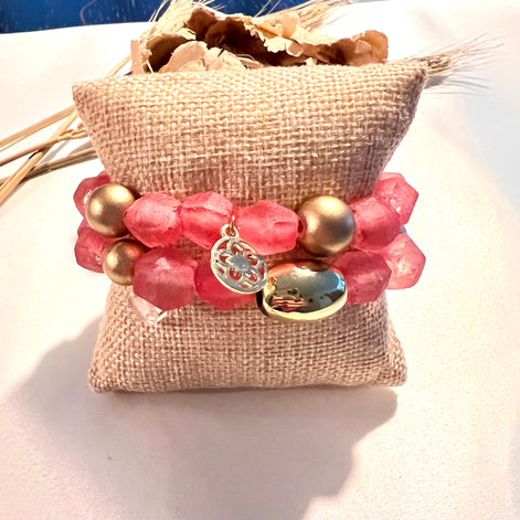 Eleanor Pink Bracelets