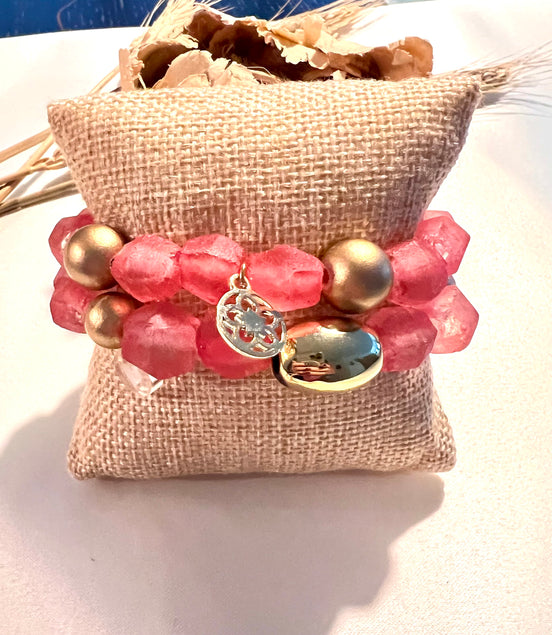 Eleanor Pink Bracelets