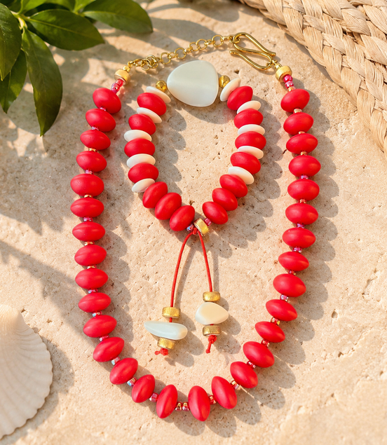 Red Head Summer Set - Georgie Rosario Jewelry and more...