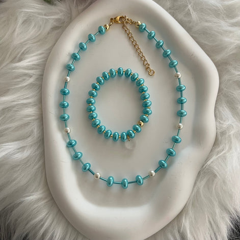 Baby Blue Brigitte Set - Georgie Rosario Jewelry and more...