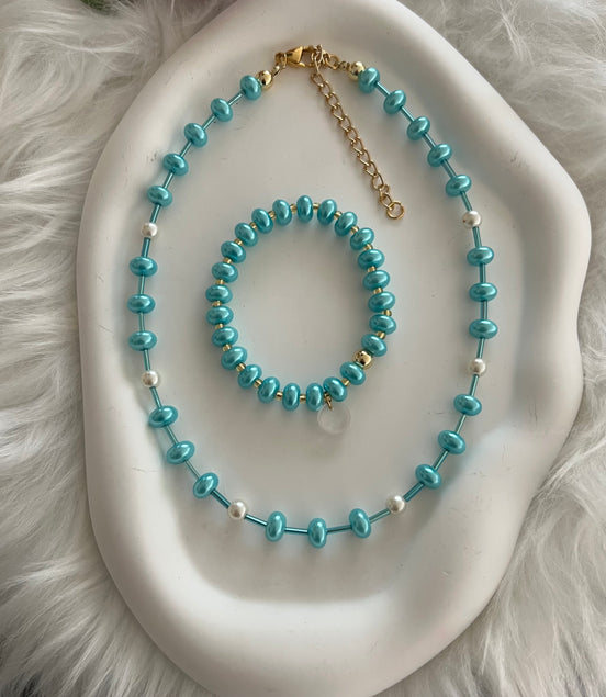 Baby Blue Brigitte Set - Georgie Rosario Jewelry and more...