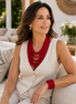 Red One Necklace Set - Georgie Rosario Jewelry and more...