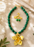Dark Green and Gold Set