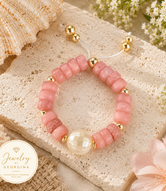 Light coral Island Bracelet