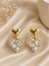 Glass Heart Earrings - Georgie Rosario Jewelry and more...