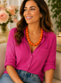 Orange Statement Necklace