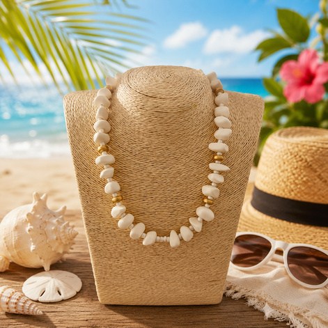 White Convertible Choker