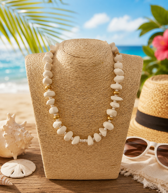 White Convertible Choker