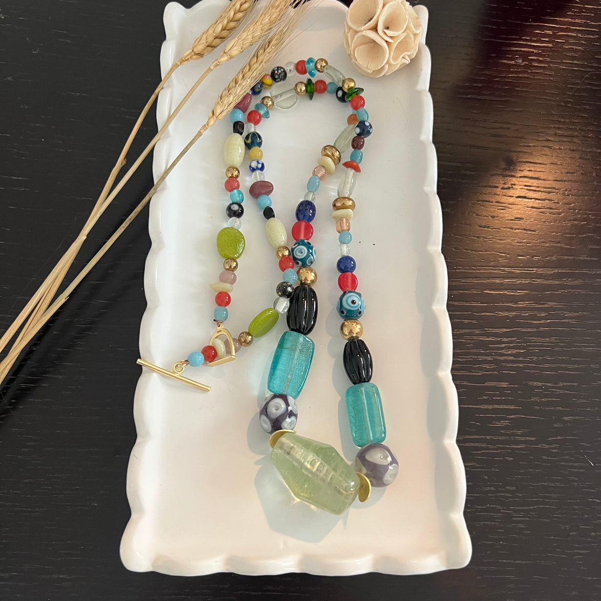 Long Clear Necklace - Georgie Rosario Jewelry and more...