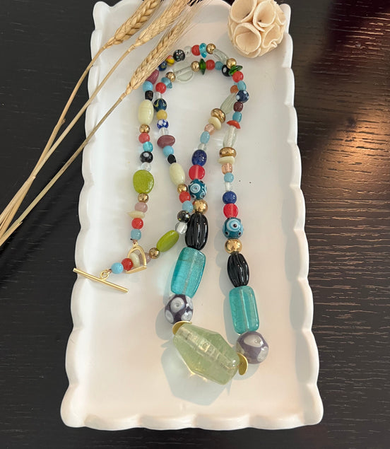 Long Clear Necklace - Georgie Rosario Jewelry and more...