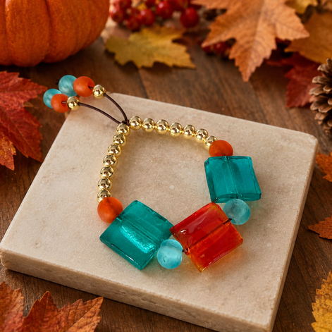 Caribbean Autumn Mixed Bracelet