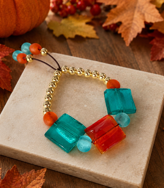 Caribbean Autumn Mixed Bracelet - Georgie Rosario Jewelry and more...