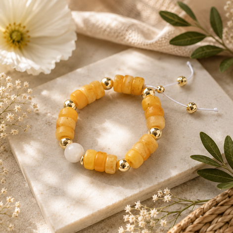 Yellow Mint Island Bracelet
