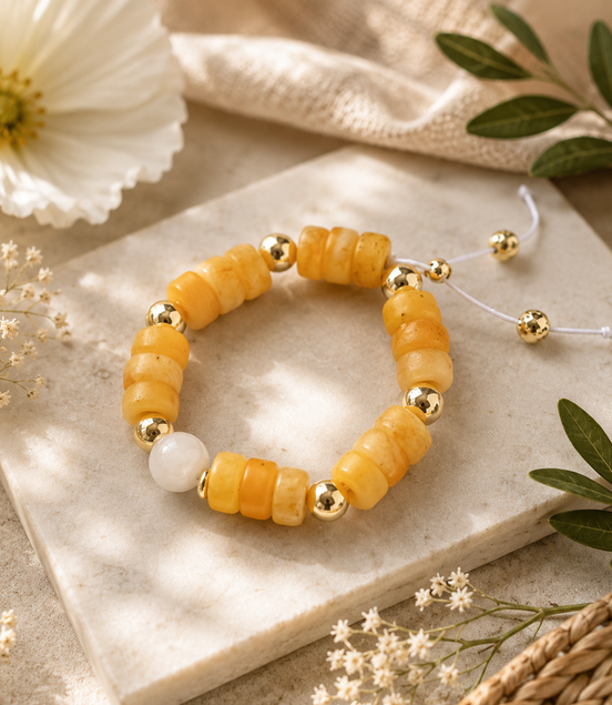 Yellow Mint Island Bracelet - Georgie Rosario Jewelry and more...