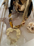 Fall Heart Scarf Necklace
