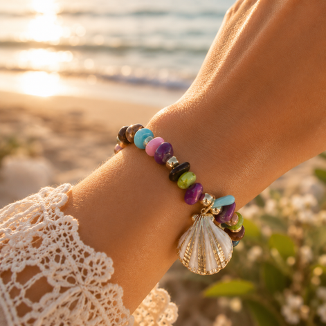 Pulsera tropical too - Georgie Rosario Jewelry and more...