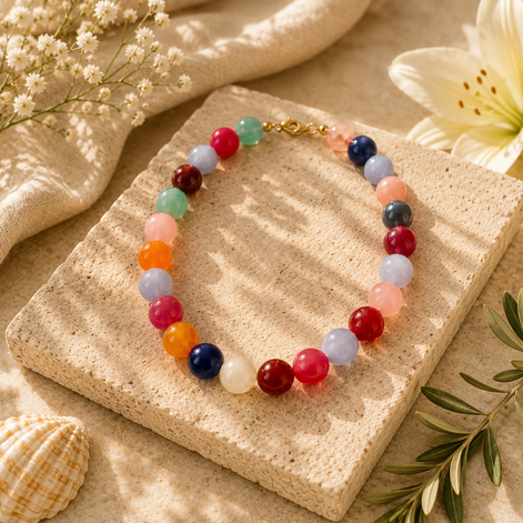 Multicolor too Statement Necklace