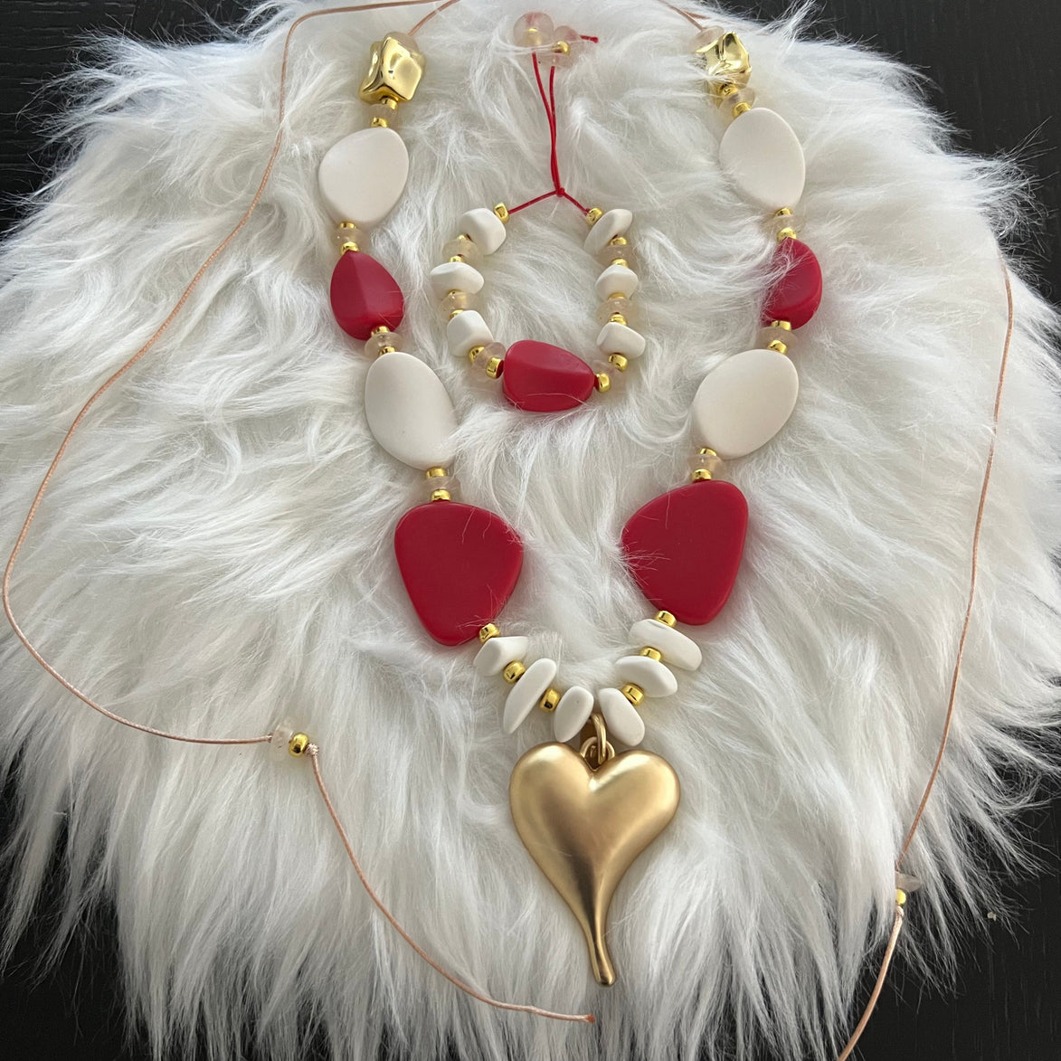 I am White and Red - Georgie Rosario Jewelry and more...