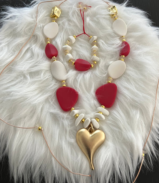 I am White and Red - Georgie Rosario Jewelry and more...