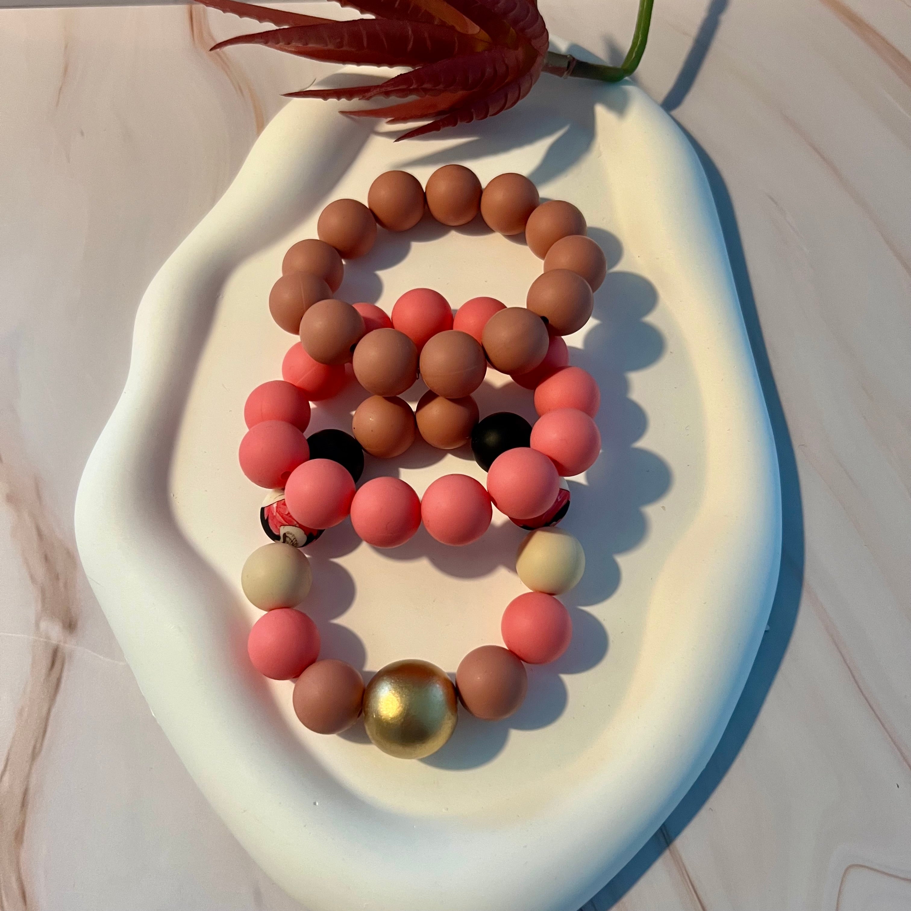 In Pink Tones Bracelets Set - Georgie Rosario Jewelry and more...