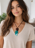 Casual turquoise Saturday necklace - Georgie Rosario Jewelry and more...