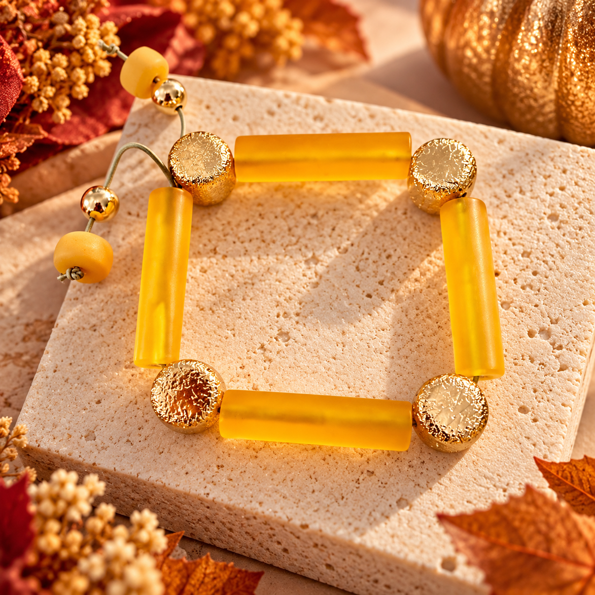 Yellow & Gold Bracelet