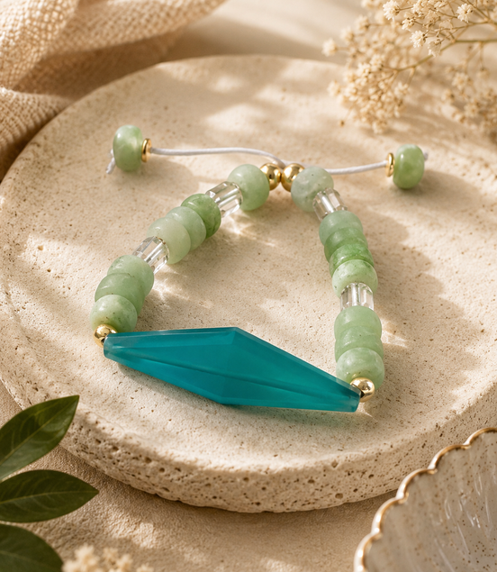 Green Mint Island Bracelet - Georgie Rosario Jewelry and more...