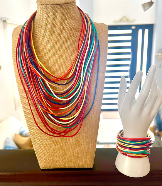 Multicolor Necklace set - Georgie Rosario Jewelry and more...