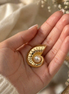 Pearl Sea Shell Ring - Georgie Rosario Jewelry and more...