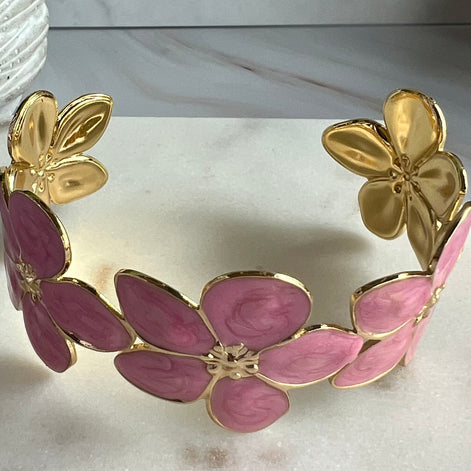 Kat pink bangle - Georgie Rosario Jewelry and more...