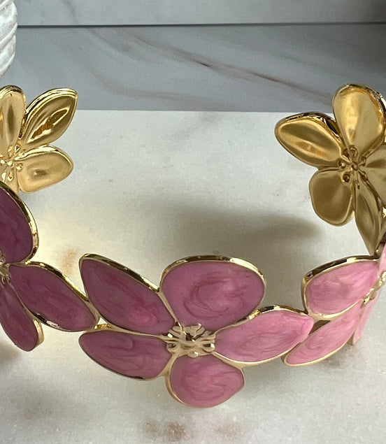 Kat pink bangle - Georgie Rosario Jewelry and more...