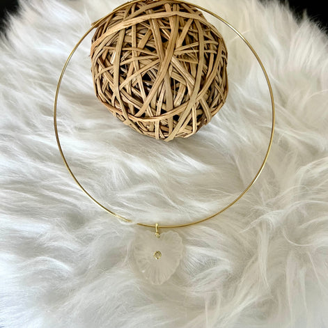Clear Heart Quartz - Georgie Rosario Jewelry and more...
