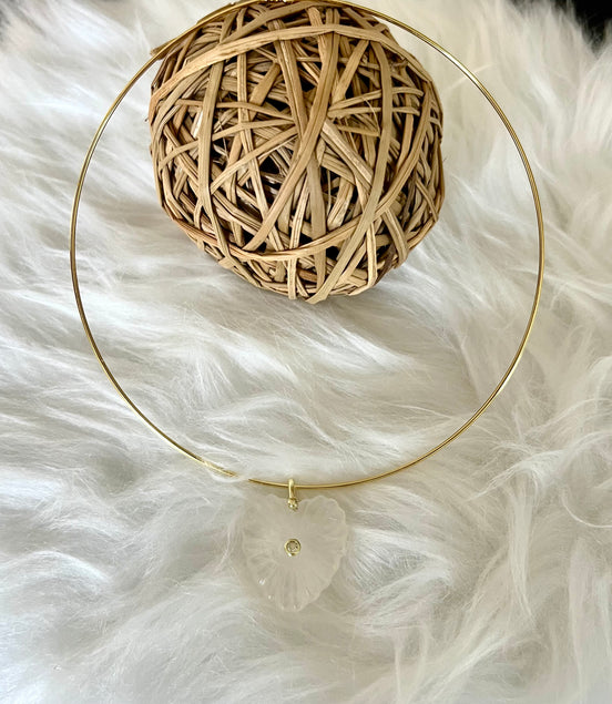 Clear Heart Quartz - Georgie Rosario Jewelry and more...