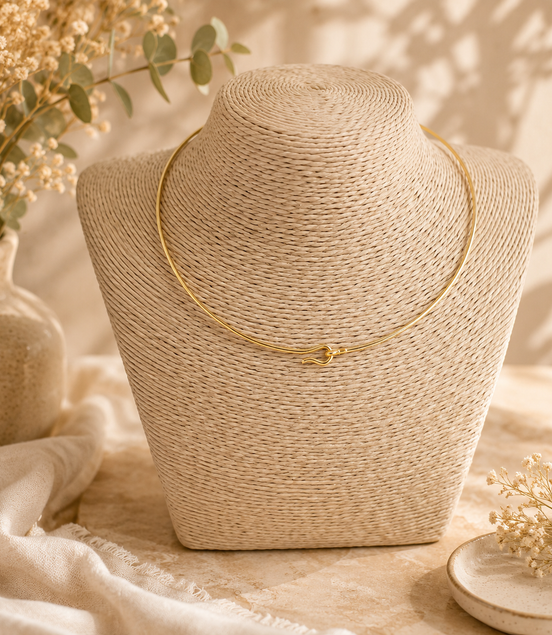 Gold Stainless Steel Choker - Georgie Rosario Jewelry and more...