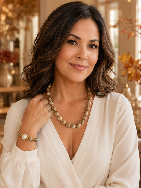 Autumn Mocha Elegant Set - Georgie Rosario Jewelry and more...