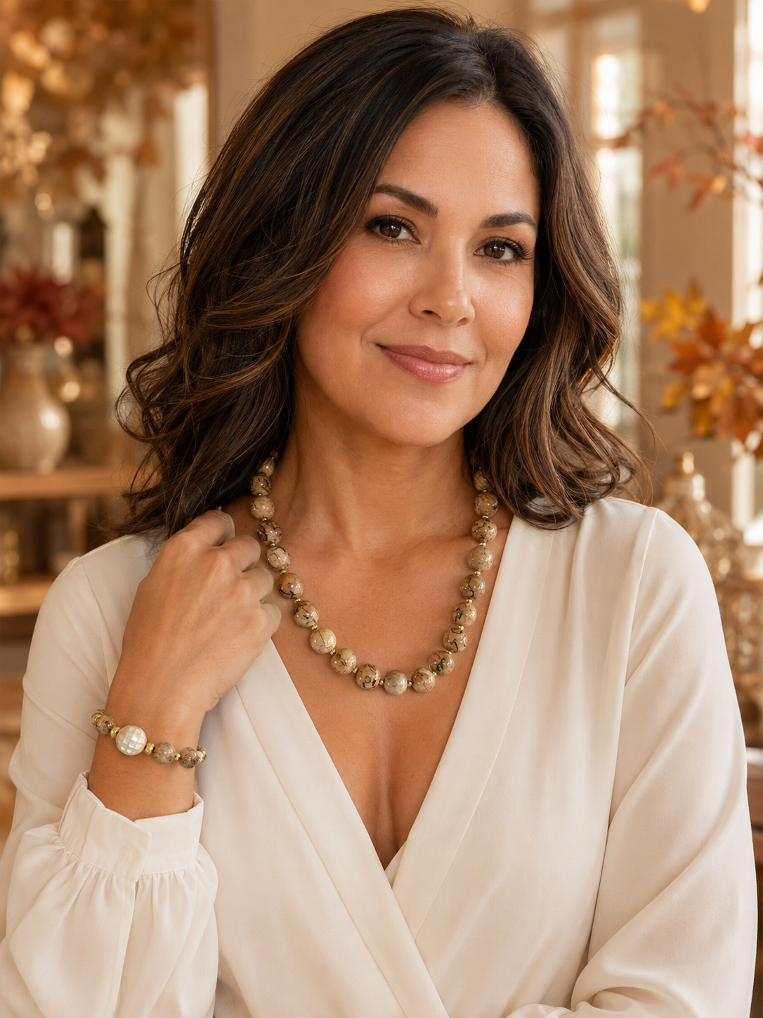 Autumn Mocha Elegant Set - Georgie Rosario Jewelry and more...