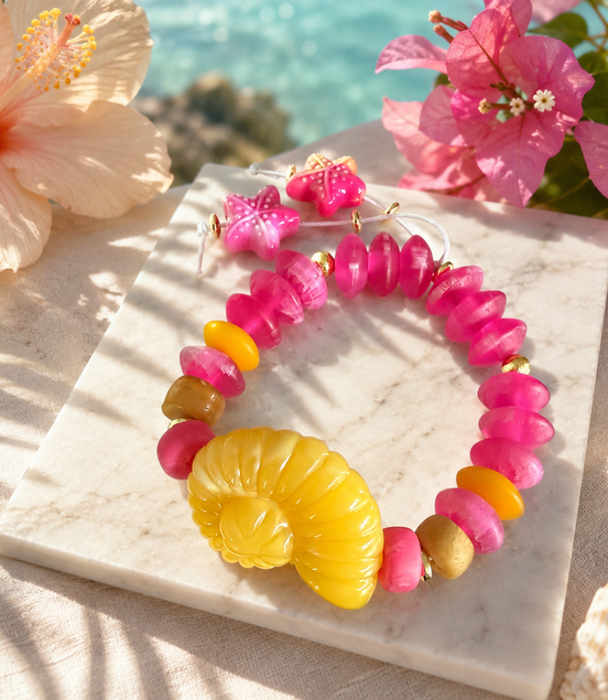 Tropical Sunset Bracelet - Georgie Rosario Jewelry and more...