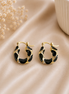 Small Black Hoops Earrings - Georgie Rosario Jewelry and more...