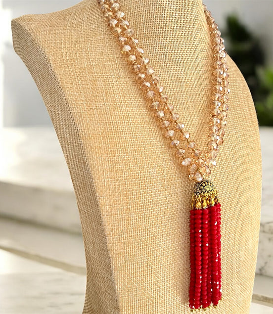 Stella Red Necklace