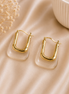 Clear  Hoops Earrings - Georgie Rosario Jewelry and more...