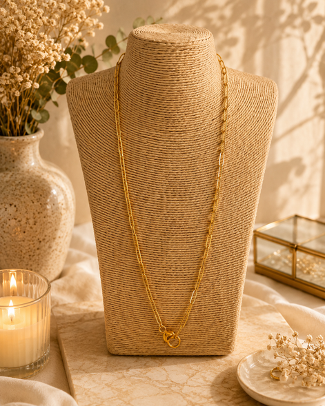 Paper clip Chain - Georgie Rosario Jewelry and more...