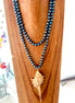 Ocean Blue Shell Necklace - Georgie Rosario Jewelry and more...