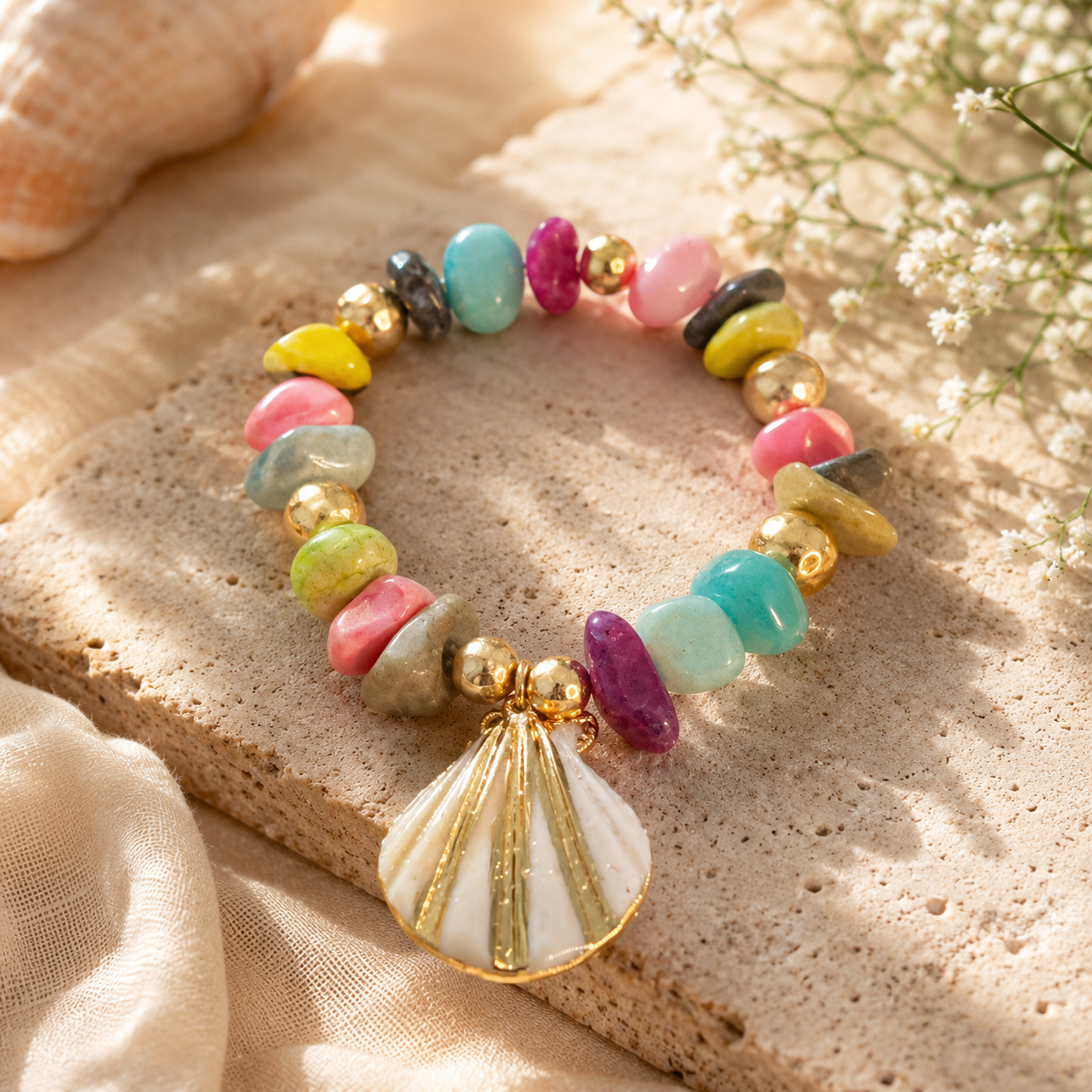 Pulsera tropical - Georgie Rosario Jewelry and more...