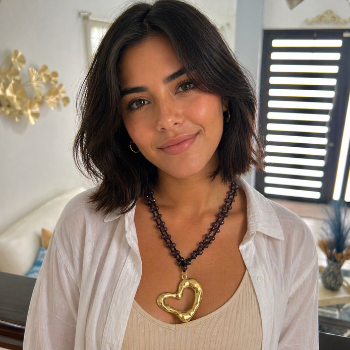 Noelle Heart Necklace - Georgie Rosario Jewelry and more...