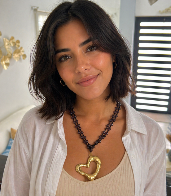 Noelle Heart Necklace - Georgie Rosario Jewelry and more...